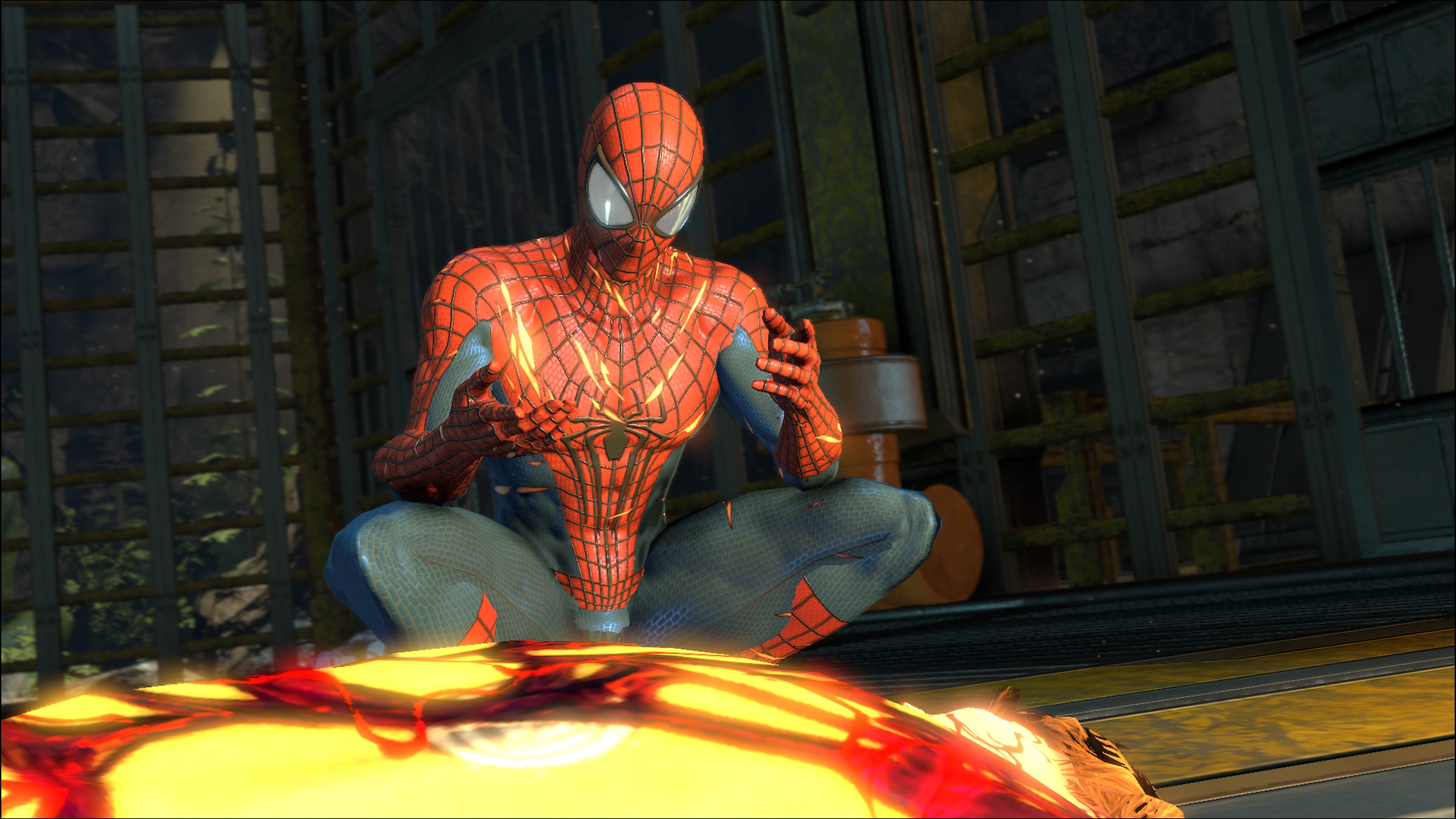 Spiderman close Up